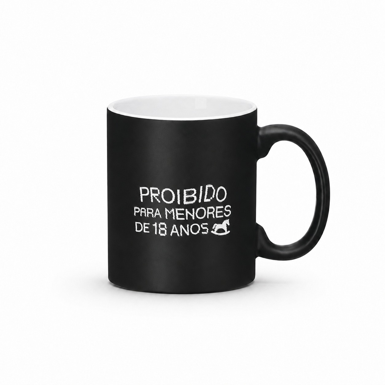 Caneca Mágica Preta 325ml